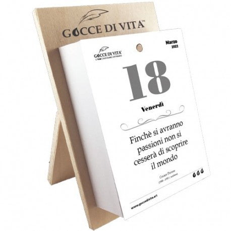 Calendario Letterario Gocce di Vita 2026