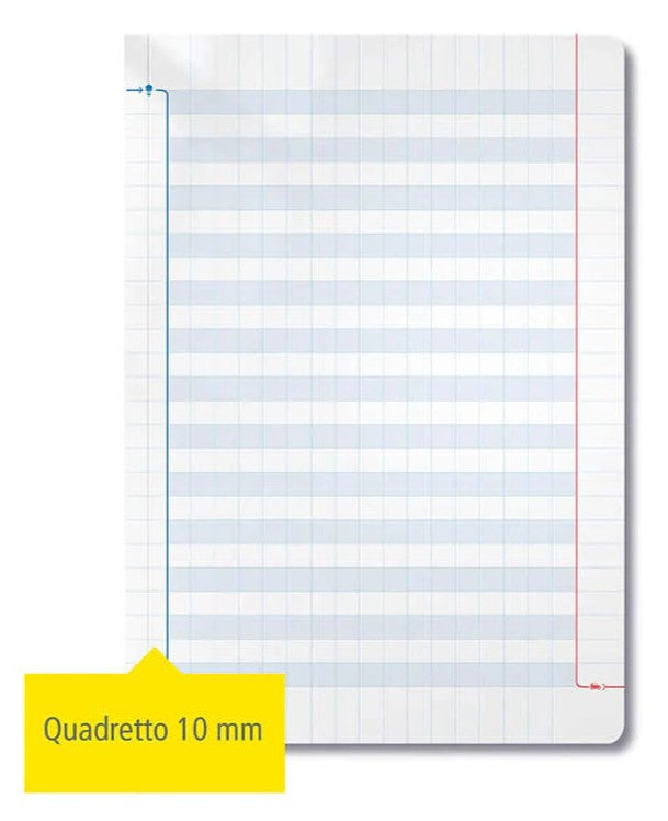 MAXI didattico A4 100g quadretto 10mm per disgrafici