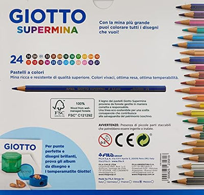 Pastelli SUPERMINA 24 pz Giotto