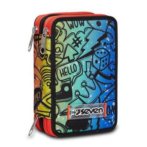 ASTUCCIO Seven® 3 ZIP - FLUO STAMP BOY