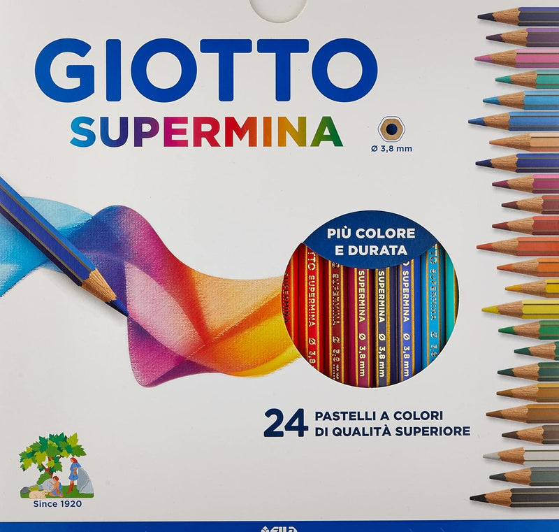 Pastelli SUPERMINA 24 pz Giotto