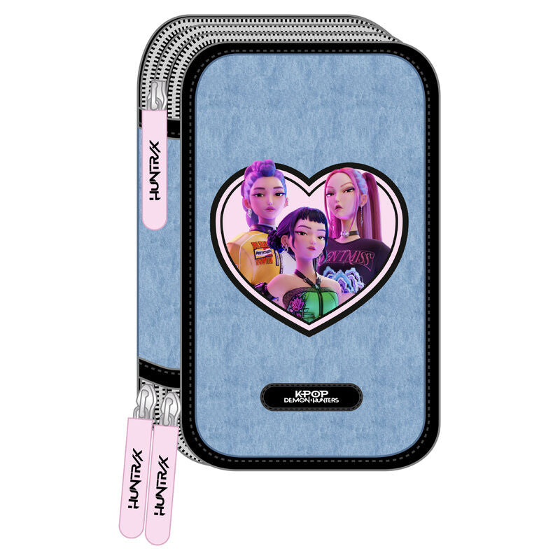 Astuccio 3 zip K-pop Junior