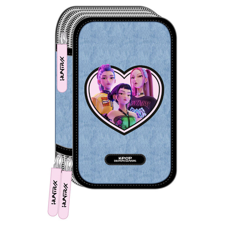 Astuccio 3 zip K-pop Junior