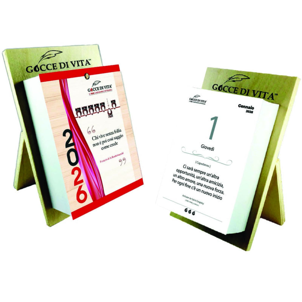 Calendario Letterario Gocce di Vita 2026