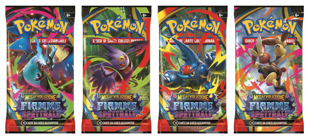 Megaevoluzione - Fiamme Spettrali - Busta 10 carte