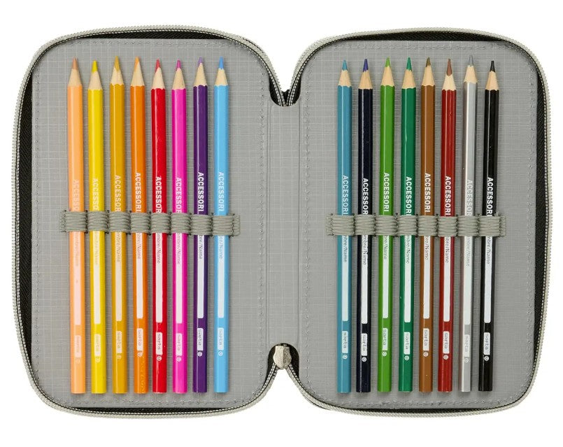 Astuccio 3 zip K-pop Junior
