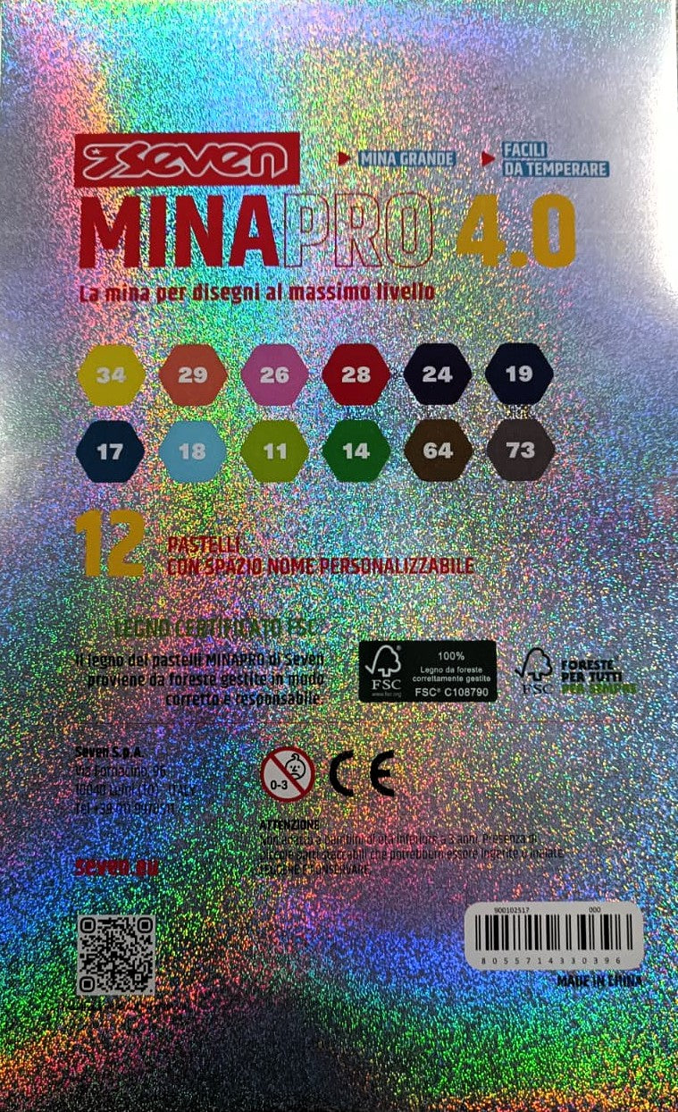 Pastelli SEVEN BRILLANTINATI Astuccio 12pz