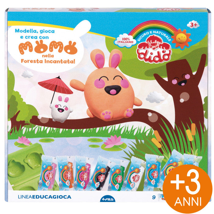 Dido' modella con Momo nella foresta incantata