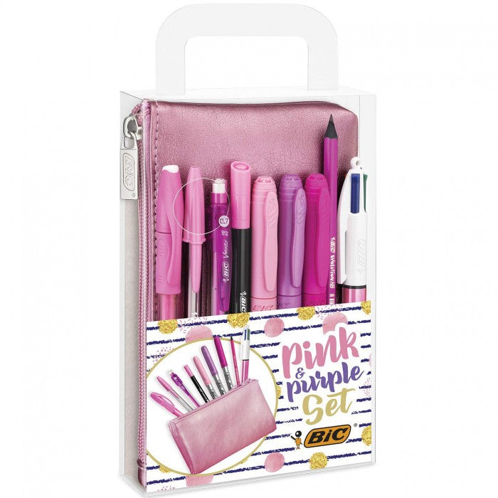 Set Pink & Purple BIC