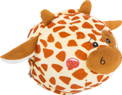 Palla peluche zebra e giraffa