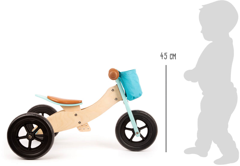 Triciclo Trike maxi 2 in 1 turchese