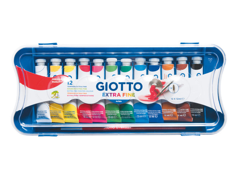 Tempera Giotto Extra Fine 12 ml 12 pz