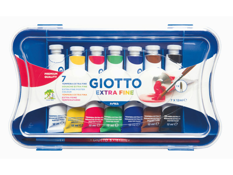 Tempera Giotto Extra Fine 12 ml 7 pz